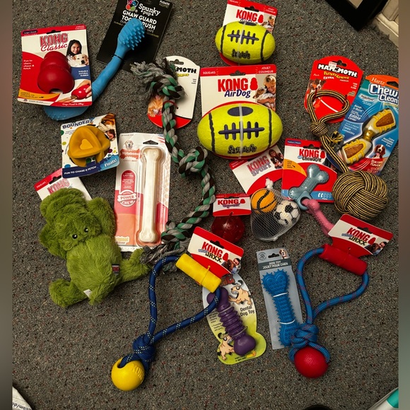 17 Dog toys Kong